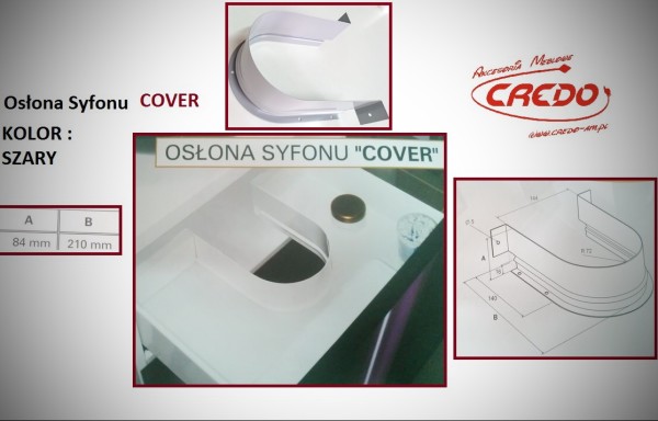 Osłona syfonu COVER H84 L-210