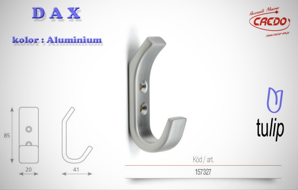 Wieszak meblowy DAX aluminium